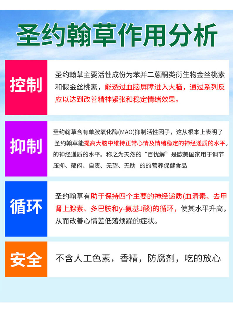 多巴胺内啡肽圣约翰草片多巴胺分泌缓解精神焦虑压力降低皮质醇-图3