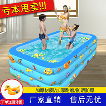 Home Small Swimming Pool Inflatable Bath Outdoor Simple Bath Pool Outdoor Large Pool Children Swimming Bucket Bath