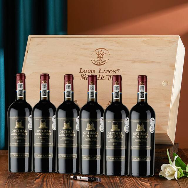 French Louis Lafite red wine original bottle imported Bordeaux full box 14% red wine dry red wine gift box