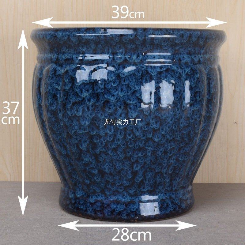 发财树花盆陶瓷创意大号特大号种树个性客厅落地大口径花缸高,淘宝优惠券,粉丝福利购,淘宝优惠卷