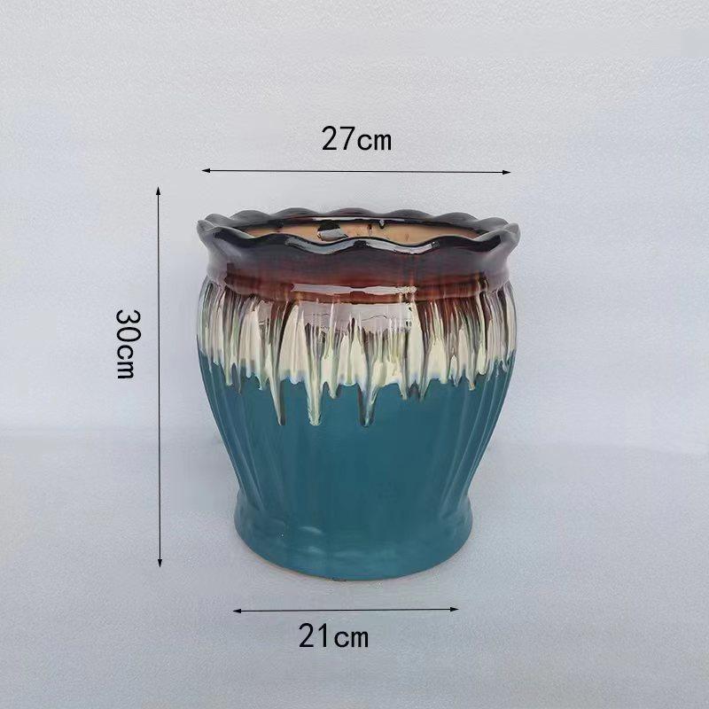 发财树花盆陶瓷创意大号特大号种树个性客厅落地大口径花缸高,淘宝优惠券,粉丝福利购,淘宝优惠卷