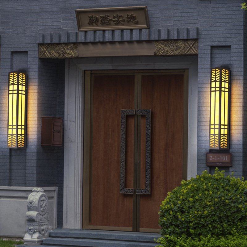 新中式户外壁灯led防水酒店外墙云石别墅灯室外庭院墙壁门柱灯,淘宝优惠券,粉丝福利购,淘宝优惠卷