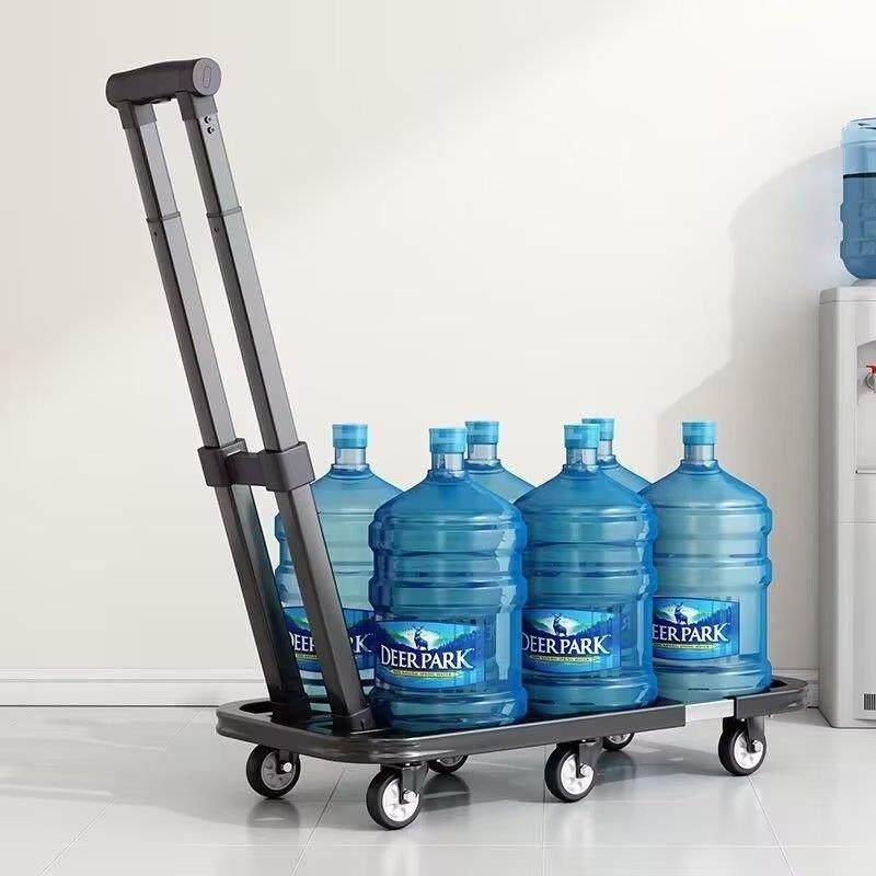 小推车拉货手推车搬运车平板车拖车折叠快递家用手拉车便携购物车,淘宝优惠券,粉丝福利购,淘宝优惠卷