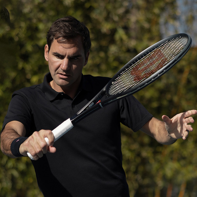 Wilson RF01 PRO CLASSIC威尔胜小黑拍费德勒联名男女专业网球拍 - 图1