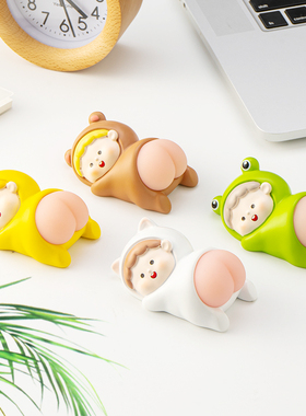 速发治愈系小摆件情侣闺蜜件手礼可爱饰公桌装办摆伴办公室好物送