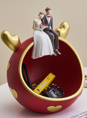 速发创意品门入户结关收纳摆件客厅装饰进闺蜜新婚玄婚礼物送新人