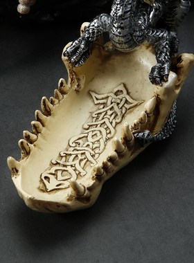 速发个性收纳烟创意盒灰缸潮流摆件复古树脂工艺克品苏鲁跑团骰子