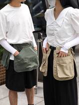 Multifunctional Purse Camping Wild Cooking Kitchen Cooking Waterproof Oil Stains Containing Semi-Cut Half Body Work Suit Waistcoat Bag