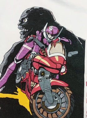WHO CARE美式大百科BUBBLEGUM CRISIS whitetee泡泡糖危机短袖T恤
