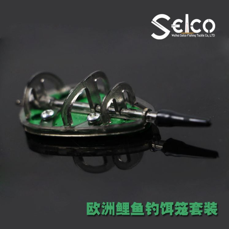 打窝器Feeder诱鱼饵笼欧洲鲤鱼钓带模具湖库钓组配件套装 - 图0