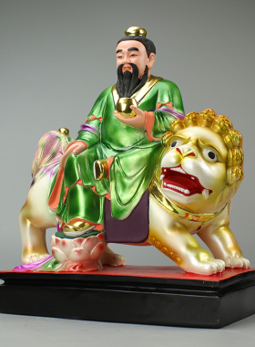 太乙救苦天尊青玄上帝青华大帝小神像寺庙用品九头狮太乙天尊16寸