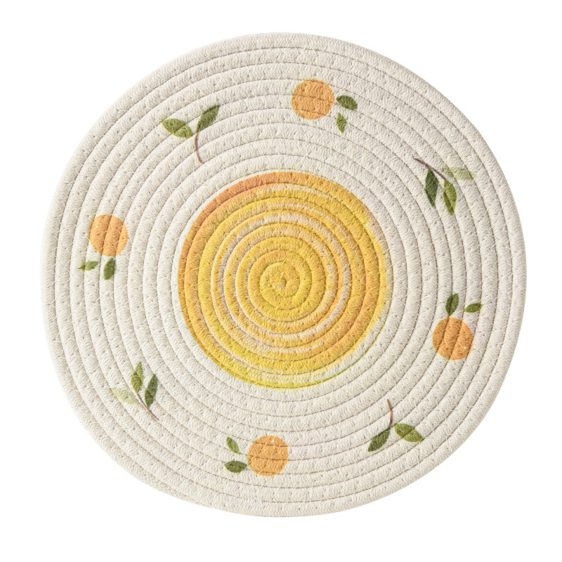 井柚小清新餐垫隔热垫编织水果杯垫防烫桌垫菜垫子创意盘子垫防滑,淘宝优惠券,粉丝福利购,淘宝优惠卷