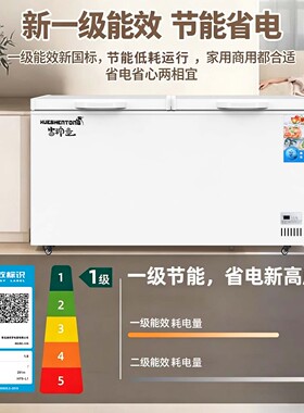 商用大容量卧式冷柜冰箱