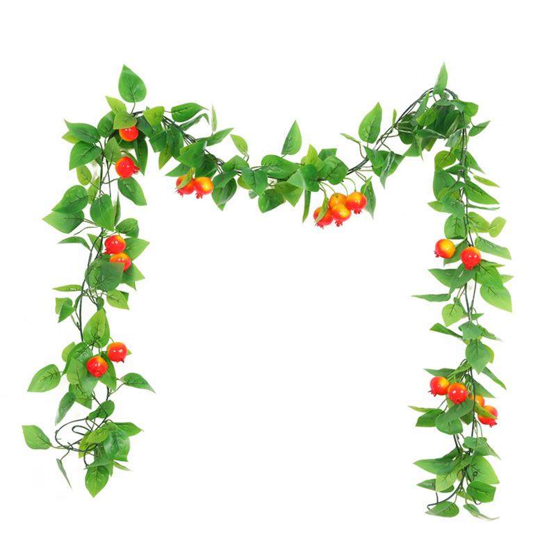 仿真水果藤条葡萄叶假花藤蔓饭店吊顶花藤空调管道装饰绿植物蔬菜,淘宝优惠券,粉丝福利购,淘宝优惠卷