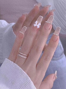 千金穿戴甲轻奢高级感新娘结婚