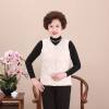 Simple and comfortable women's down jacket, vest, mother's wear, middle-aged and elderly vest, round neck, V-neck, light and thin inner liner to keep warm