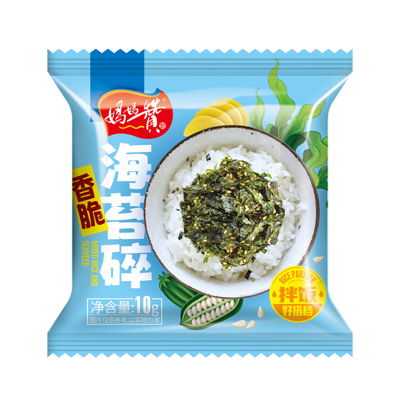 海苔碎石锅拌饭酱韩式即食芝麻紫菜包饭团无专用添加寿司儿童零食 - 图3