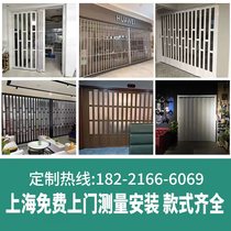 pvc folding door Sliding Door Invisible Simple room Kitchen Bedroom Toilet Balcony Bathroom parting door Custom