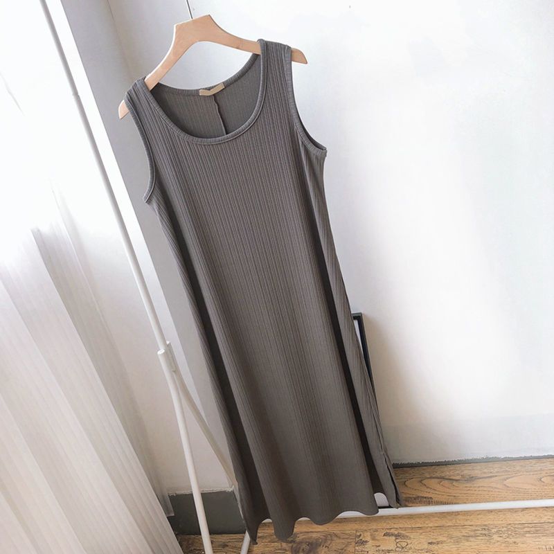 大码胖mm300斤吊带夏宽松连衣裙 QZRT连衣裙