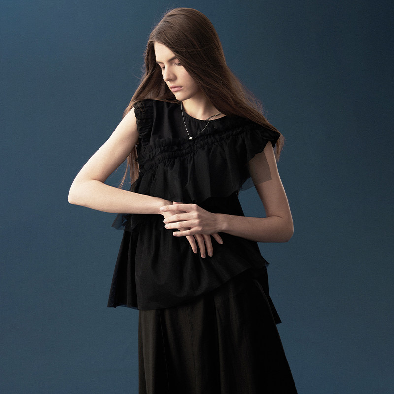  DJSFEELING蕾丝衫/雪纺衫