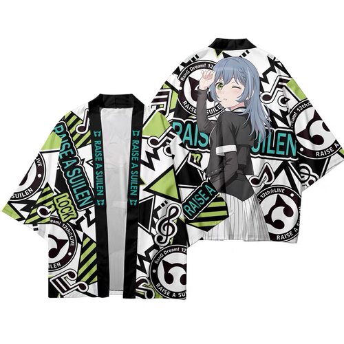 BangDream Raise a suilen 佐藤益木 朝日六花周边衬衫羽织痛衣服 - 图3