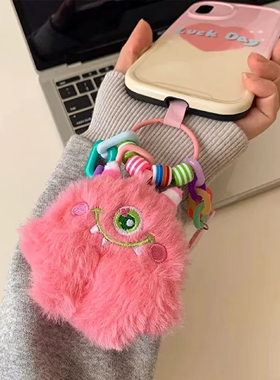 可爱大眼仔小怪兽挂件