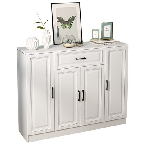 实木鞋柜家用门口客厅入户门厅柜简约经济大容量玄关柜阳台储物柜 - 图2