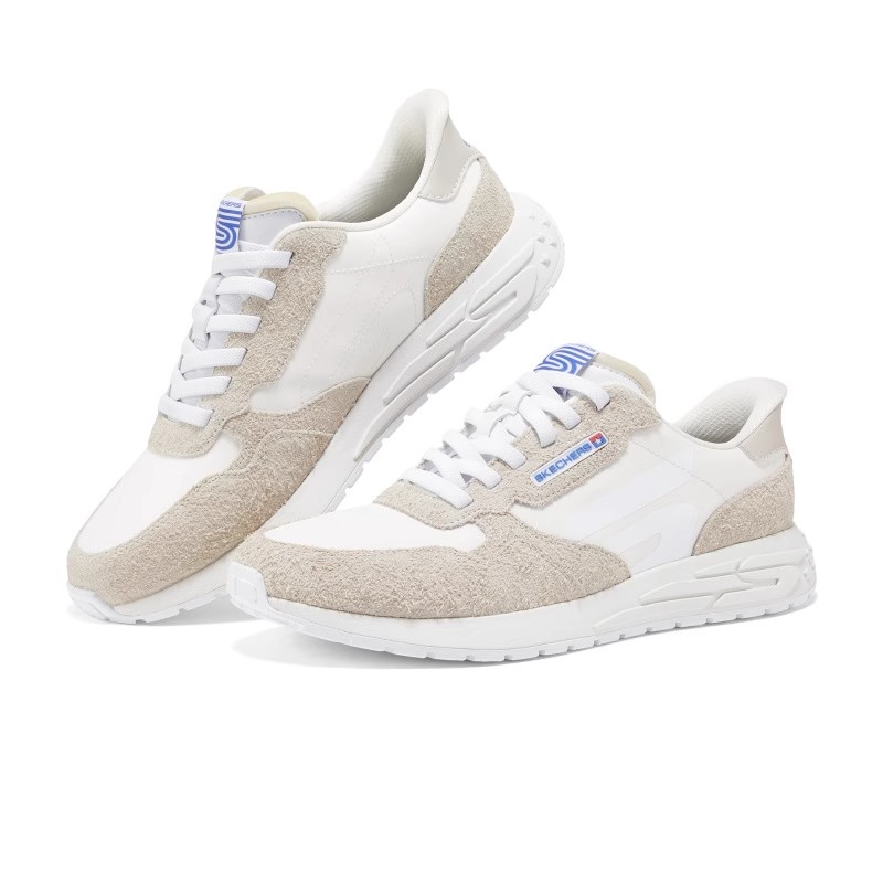 新款Skechers斯凯奇户外休闲复古加绒保暖雪地靴一脚蹬男鞋205179