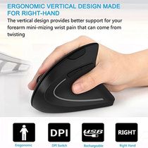 H1 Rechargeable Adjustable DPI Wireless Ergonomic Verm