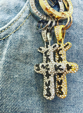 Travis Scott周边钥匙扣Cactus Jack包挂件说唱歌手hiphop饰品潮