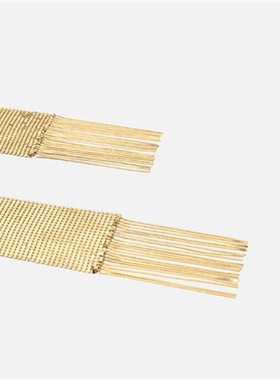 欧美跨境夸张质感网片围巾 新款大气金属亮片长款项链 厂家直售