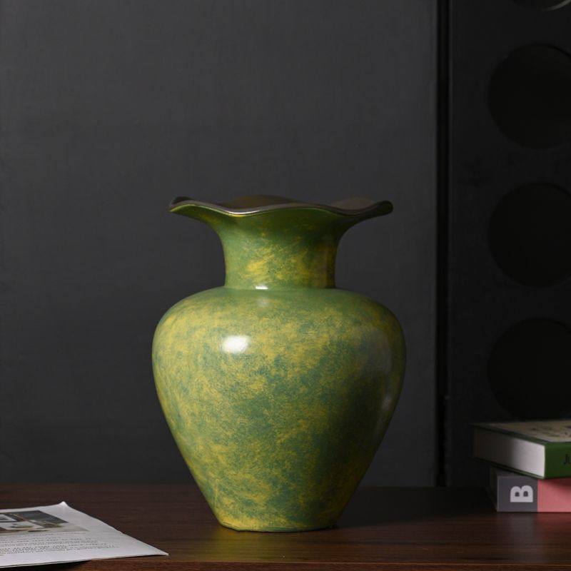 高级森系绿野仙踪系列新中式高颜值水培陶瓷花瓶花插桌面家居室内,淘宝优惠券,粉丝福利购,淘宝优惠卷