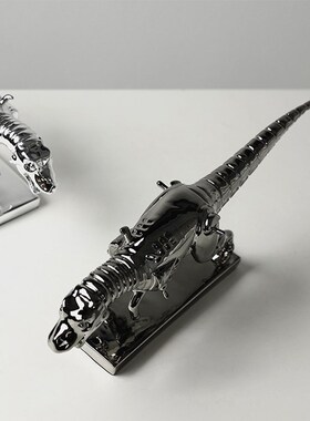 速发恐龙摆件客厅创房样板间书视柜客厅店铺送礼侏罗纪电意雕塑品