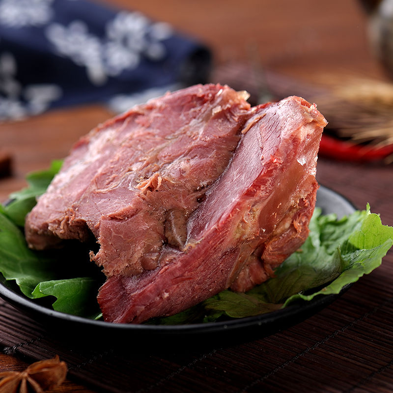 酱牛肉熟食肉真空包装内蒙古新鲜牛腱肉开袋即食卤制五香牛肉大块 - 图3