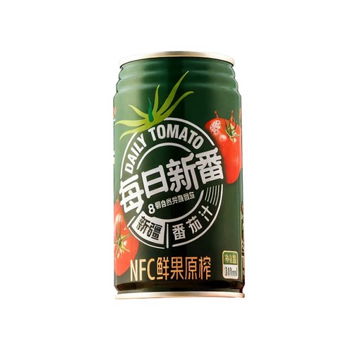 25年新疆冠农NFC番茄汁310ml罐装原榨新鲜西红柿饮料纯果蔬整箱 - 图3