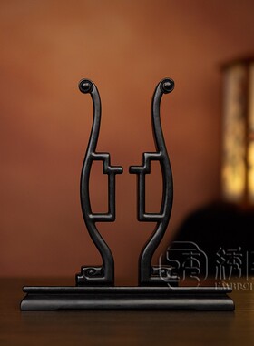 苏绣国风宫扇支架扇子底座