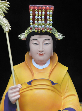 四海龙王龙母娘娘神像12寸龙王爷东海龙王龙母娘娘神像树脂彩色
