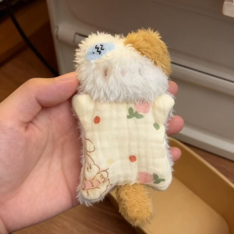 手工diy安抚小猫材料包制作可爱毛绒公仔包挂送情侣朋友生日礼物,淘宝优惠券,粉丝福利购,淘宝优惠卷