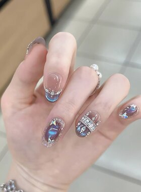 【蓝月城堡】新款纯手工穿戴甲