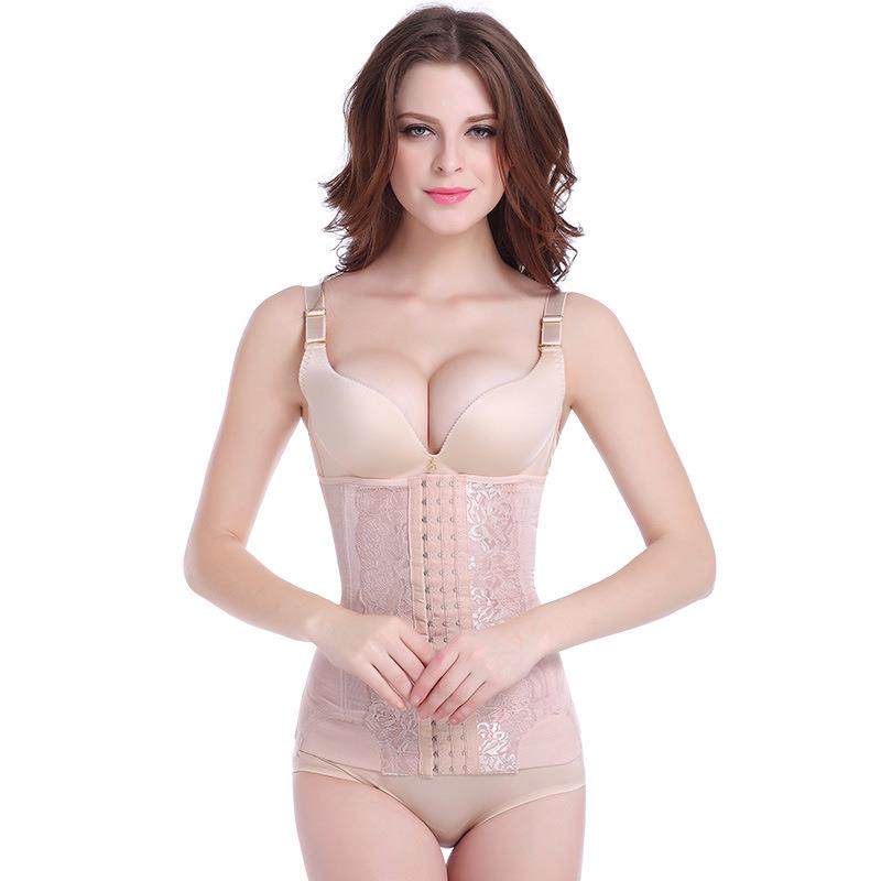 women boned girdles plus belt trainer waist partum size - 图2