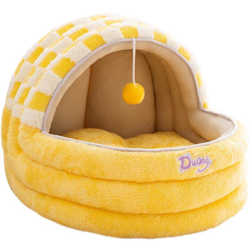 猫窝秋冬季宠物窝猫屋猫床房子窝加厚保暖猫咪摇篮窝幼猫狗窝,淘宝优惠券,粉丝福利购,淘宝优惠卷