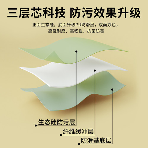 2026新款鼠标垫小号桌垫纯色办公桌面皮革笔记本电脑家用垫子女生 - 图0