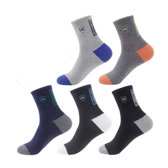 男士袜子男中筒秋冬潮流吸汗百搭防臭韩版运动中筒加厚透气长袜