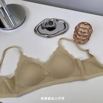 内衣女薄款透氣聚攏小胸上托收副乳防下垂無鋼圈蕾絲文胸罩春夏