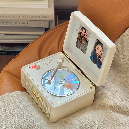 WhatPlus问加C300Pro cd机App版蓝牙音响cd唱片机cd播放机礼物