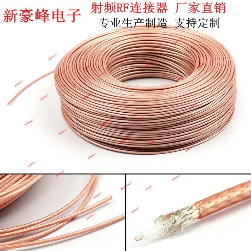 BNC转全铜CC4公头适配器Din 1.0/2.3射频同轴RG316/RG179电缆跳线 - 图2