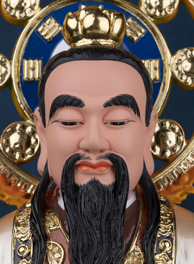 三清祖师神像太上老君元始道德灵宝天尊神像居家供奉三清新品