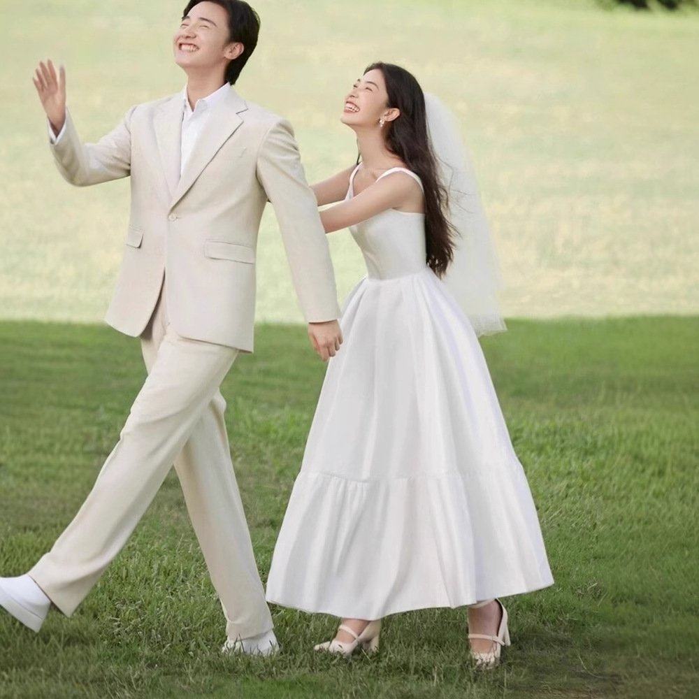 白色领证登记轻婚纱法式小礼服吊带订婚连衣裙高级感平时可穿夏季,淘宝优惠券,粉丝福利购,淘宝优惠卷