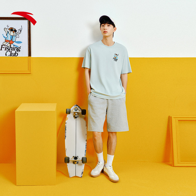 安踏KT系列篮球运动短袖t恤男夏季新款凉感宽松针织上衣152521156,淘宝优惠券,粉丝福利购,淘宝优惠卷