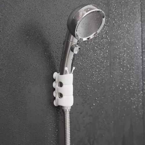 免打孔花洒支架可调节喷头挂座浴室淋浴器神器淋雨莲蓬固定墙底座 - 图3